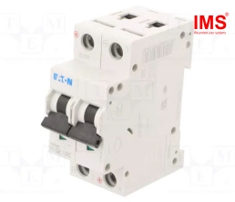 Cầu dao MCB EATON 2P 2A FAZ-C2/2-DC