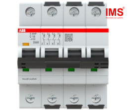 Cầu dao tự động dạng tép 4 cực 10A
