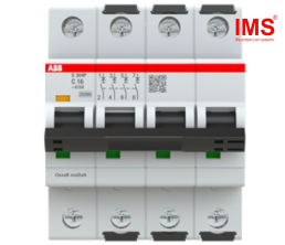Cầu dao tự động dạng tép 4 cực 16A
