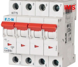 Cầu dao MCB EATON 4P 10A PLSM-D10/4