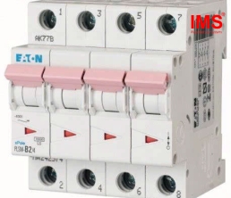 Cầu dao MCB EATON 4P 2A PLSM-B2/4
