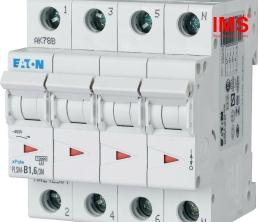 Cầu dao MCB EATON 4P 3A PLSM-B3/4