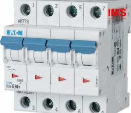 Cầu dao MCB EATON 4P 20A PLSM-B20/4
