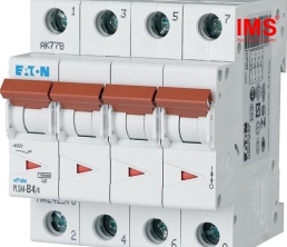 Cầu dao MCB EATON 4P 4A PLSM-B4/4