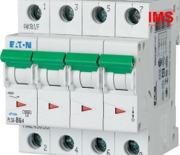 Cầu dao MCB EATON 4P 63A PLS6-B63/4