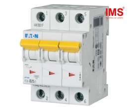 Cầu dao MCB EATON 3P 25A PLS6-D25/3