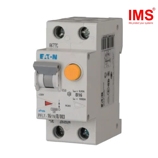 Cầu dao RCBO EATON 1P+N 10A PFL9-10/1N/C/03