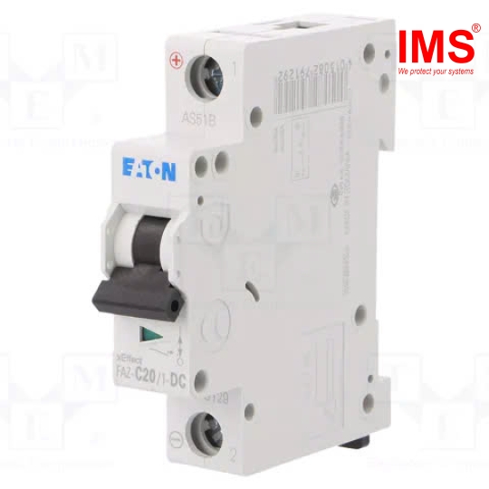 Cầu dao MCB EATON 1P 20A FAZ-C20/1-DC