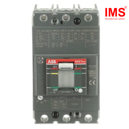 Máy cắt MCCB XT1 160A XT1C 160 TMD 125-1250 3p F F