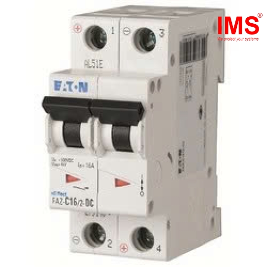 Cầu dao MCB EATON 2P 20A FAZ-C20/2-DC