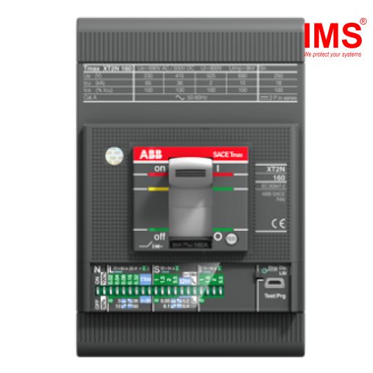 Máy cắt MCCB XT4 250A XT4H 160 Ekip LS/I In=160A 3p F F
