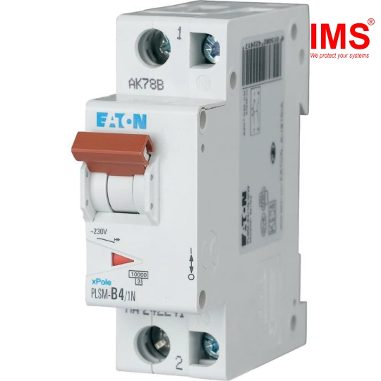 Cầu dao MCB EATON 1P 63A PLS6-B63/1