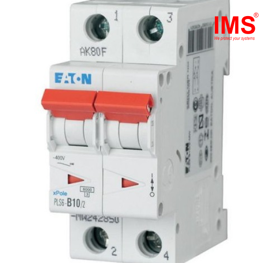 Cầu dao MCB EATON 2P 10A PLS6-C10/2