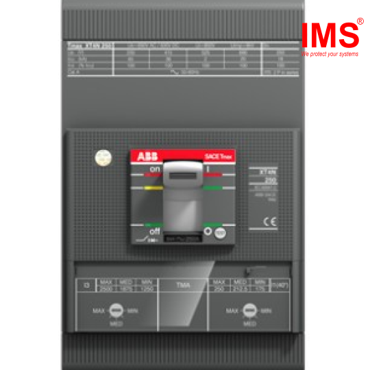 Máy cắt MCCB XT4 250A XT4H 250 TMA 225-2250 3p F F