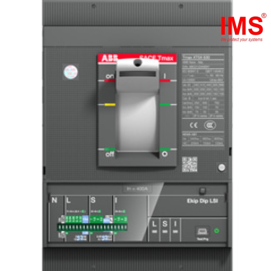 Máy cắt MCCB XT5 630A XT5N 630 Ekip Dip LS/I In=630 3p F F