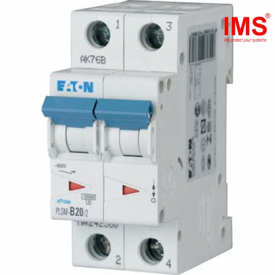 Cầu dao MCB EATON 2P 20A PLS6-C20/2