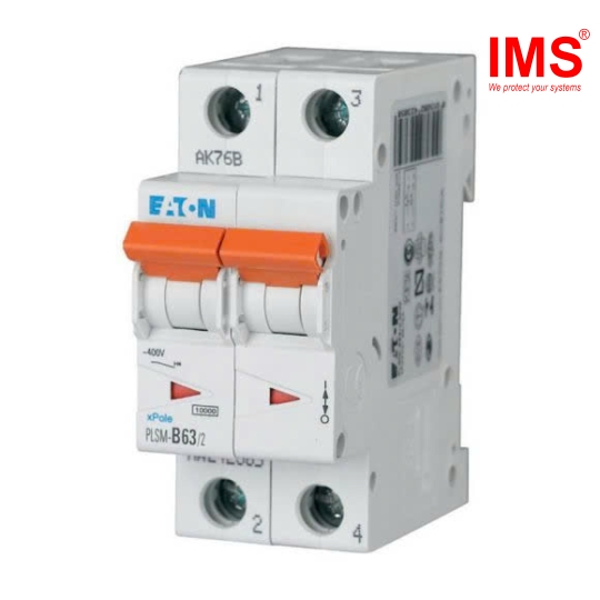 Cầu dao MCB EATON 2P 63A PLS6-B63/2