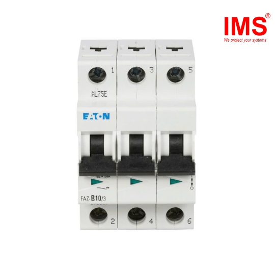 Cầu dao MCB EATON 3P 10A FAZ-C10/3-NA