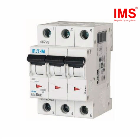 Cầu dao MCB EATON 3P 40A PLSM-D40/3