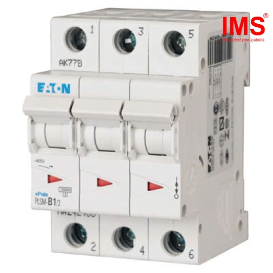 Cầu dao MCB EATON 3P 3A PLSM-D3/3