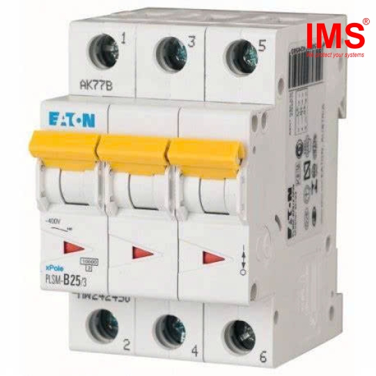 Cầu dao MCB EATON 3P 25A PLSM-D25/3