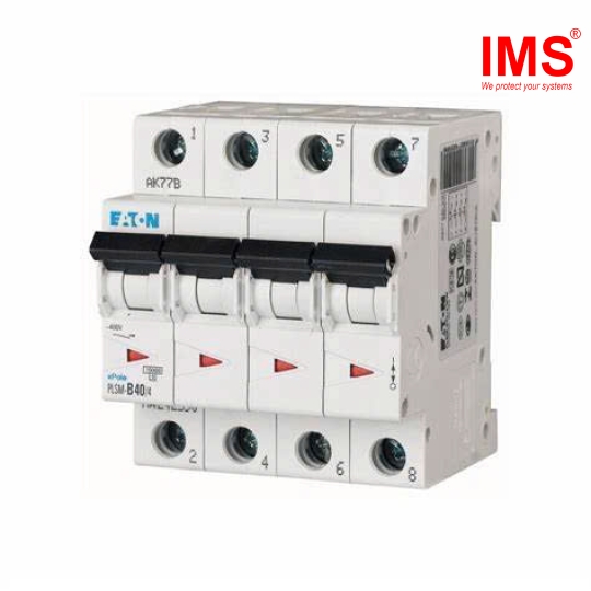 Cầu dao MCB EATON 4P 40A PLSM-C40/4