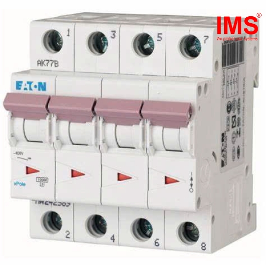 Cầu dao MCB EATON 4P 32A PLSM-D32/4