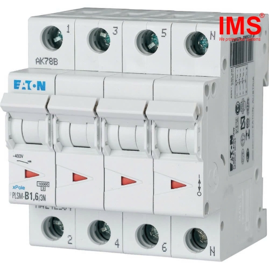 Cầu dao MCB EATON 4P 50A PLSM-B50/4