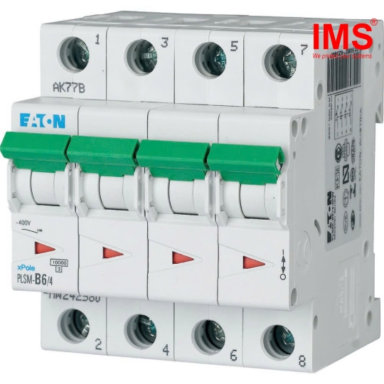 Cầu dao MCB EATON 4P 50A PLSM-C50/4