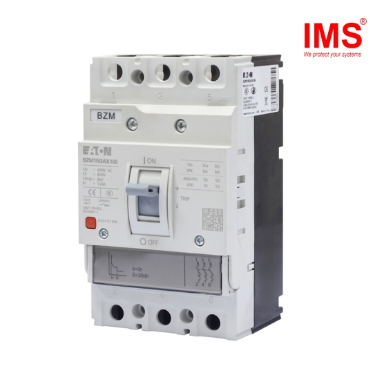 Cầu dao MCCB EATON 3P 125A 15kA BZMm1D3AX125