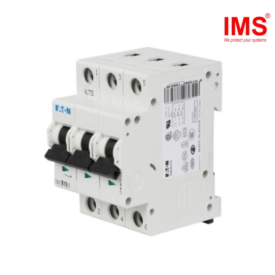Cầu dao MCB EATON 3P 63A FAZ-B63/3