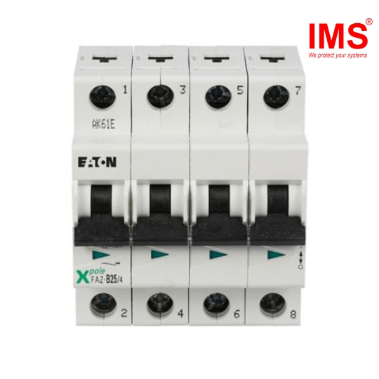 Cầu dao MCB EATON 4P 63A FAZ-B63/4