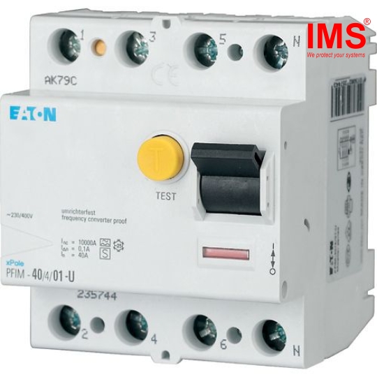 Cầu dao RCCB EATON 4P 80A PFIM-80/4/03-U