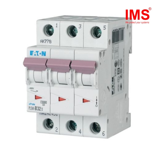 Cầu dao MCB EATON 3P 20A PLSM-C20/3