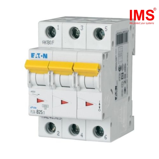Cầu dao MCB EATON 3P 40A PLS6-D40/3