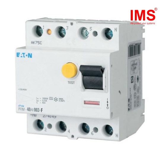 Cầu dao RCCB EATON 4P 63A PFIM-63/4/003
